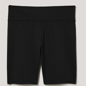 Joe Fresh black Biker Athletic Active Shorts NWOT Stretchy Soft Sz Large Pull On